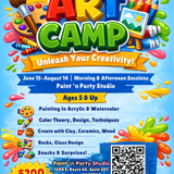 Morning Session – Monday August 3rd-Friday August 7th, Summer Art Camp