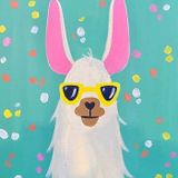 Paint Bahama Llama @ Kids Paint Day @ The Studio!