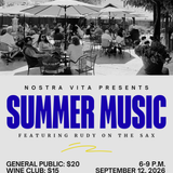 Summer Music w/ Rudy on the Sax