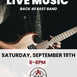 Live Music at Oak & Fire featuring Back 40 East Band