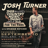 Josh Turner - This Country Music Thing Tour