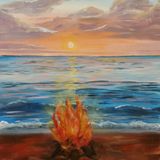 Beach Bonfire
