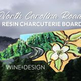 North Carolina Road Resin Charcuterie Board