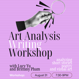 Art Analysis Writing Workshop Aug '26