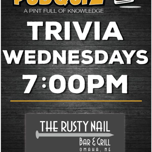 Trivia Wednesdays - EVERY Wednesday @ 7pm!