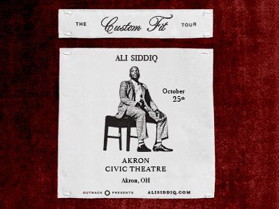 Ali Siddiq: The Custom Fit Tour