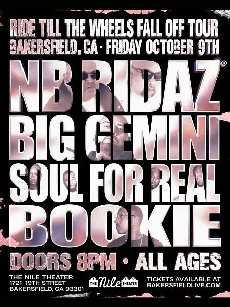NB RIDAZ: RIDE TILL THE WHEELS FALL OFF TOUR