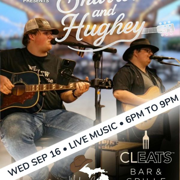 Sharrow and Hughey on THE PATIO 6pm - 9pm