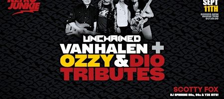VAN HALEN, OZZY & DIO... LIVE TRIBUTES + DJ, Taco Pop U..