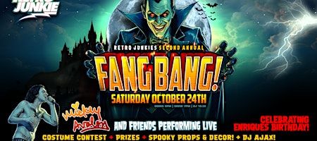 FANG BANG w/ MICKEY AVALON...LIVE! Costume Contest + MO..