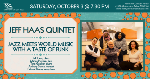 Jeff Haas Quintet – Jazz Meets World Music with a Taste of Funk